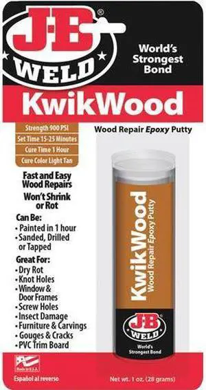 J-B Weld Kwikwood Repair Epoxy 8257 Unit: EACH