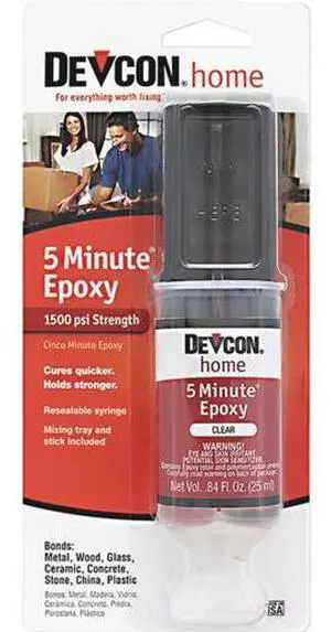 ITW Global Brands 1Oz 5-Min Epoxy Syringe 20845 Unit: EACH