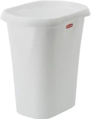 Rubbermaid Home 12Qt White Wastebasket FG5L5100WHT Unit: EACH