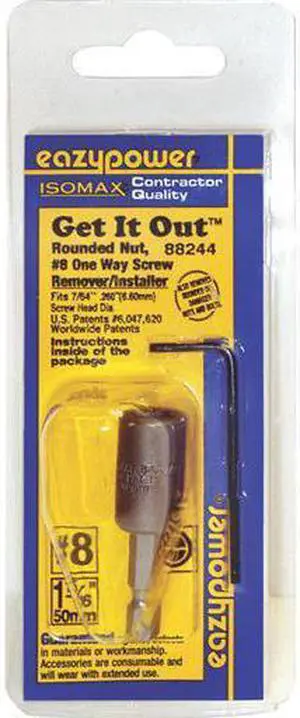 Eazypower Corp #8 Screw & Nut Remover 88244 Unit: CARD