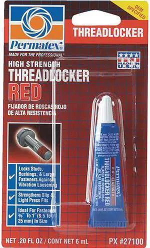 ITW Global Brands 6Ml Threadlocker 27100 Unit: EACH ITW Global Brands 6Ml Threadlocker 27100 Unit: EACH