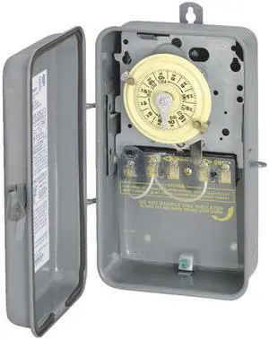 Intermatic 40A 277V 4000W Gray Raintight Outdoor Timer T104RD89