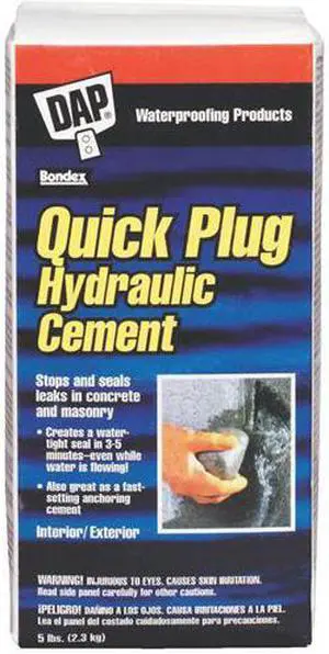 DAP 14086 5 lb. Gray Quick Plug Hydraulic Cement