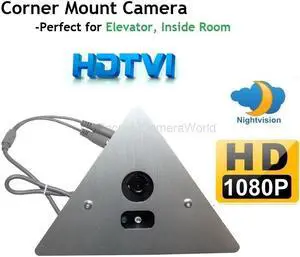 Corner Mount Security Camera 1920x1080P Resolution HDTVI Camera for TVI DVR ONLY
