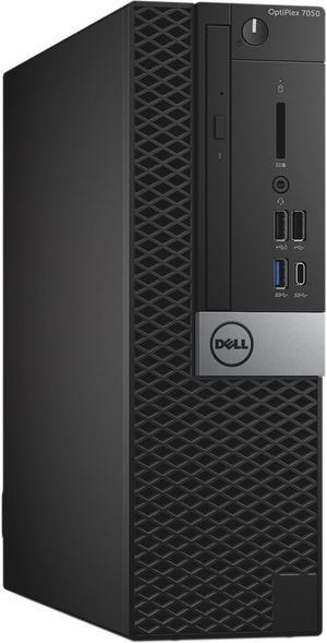 Dell OptiPlex 5050 Small Form Factor SFF Desktop PC - Intel Core i7-7700 3.6GHz - 16 GB DDR4 RAM - 128GB SSD - Windows 10 Pro - HDMI - USB Keyboard/Mouse Included