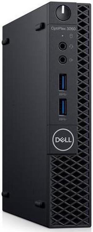 Dell Optiplex 3060 (D10U) Mini Desktop - Core i3-8100T 3.1GHz Quad Core - 8GB RAM - 128GB SSD - Windows 10 Pro - USB Keyboard/Mouse Included