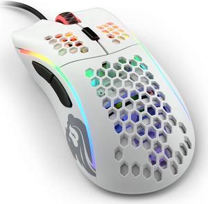 Glorious Model D Minus RGB Gaming Mouse - Matte White