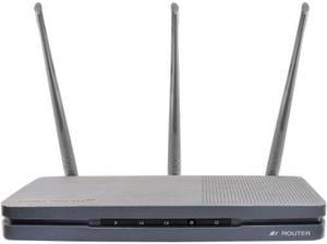 Amped Wireless - Wireless-AC1900 Dual-Band Wi-Fi Router - Black (B1900RT-CA)