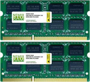 4GB (2x2GB) DDR2 800 (PC2 6400) SODIMM Laptop Memory RAM