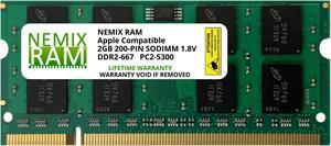2GB NEMIX RAM Memory for 2006 & 2007 Apple Module Mac Mini 1,1 2,1