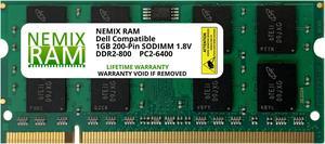 NEMIX RAM 2GB (2 x 1GB) DDR2 667MHz PC2-5300 Memory For Dell Laptop - SNPPP102CK2/2G, A0944558