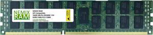 HP 672612-081 16GB (1x16GB) DDR3 1600 (PC3 12800) ECC Registered RDIMM Memory by NEMIX RAM