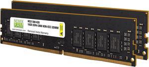 32GB (2x16GB) DDR4 2666 (PC4 21300) Desktop Memory Module