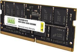 8GB DDR4-3200 PC4-25600 SODIMM Laptop Memory by NEMIX RAM