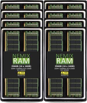 NEMIX RAM 8GB (1X8GB) DDR4 3200MHZ PC4-25600 1Rx8 1.2V ECC RDIMM Registered Server Memory Compatible with THINKMATE GPX-PS4-12A1-2GPU|GPX-PS4-12A1-4GPU GPU-Optimized Servers