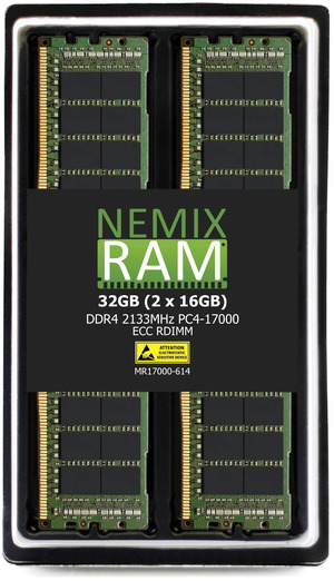Kingston 32GB DDR4 2400MHz ECC Registered DIMM - Server RAM KVR24R17D4/32MA
