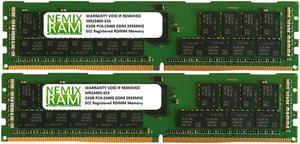 NEMIX RAM 64GB 2x32GB DDR4-2933 PC4-23400 2Rx4 ECC Registered Memory