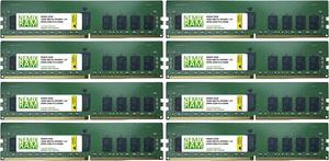128GB 8x16GB DDR4-3200 PC4-25600 2Rx8 RDIMM ECC Registered Memory by Nemix Ram