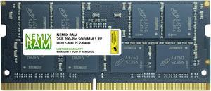 2GB (1x2GB) DDR2 800 (PC2 6400) SODIMM Laptop Memory RAM