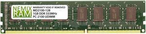 NEMIX RAM 1GB (1X1GB) DDR 266MHZ PC2100 2Rx8 2.5V 184-PIN Non-ECC UDIMM Unbuffered Desktop Memory