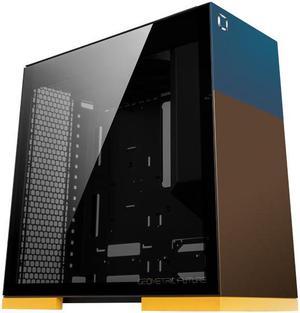 Geometric Future M8 Celluloid Mid Tower E-ATX/ATX Gaming Case, 4mm Glass/1.0 mm Steel, Vertical Air Duct design, Support Type C, 420/360 Radiator, Vertical GPU Mount, GEO-M8-CEL (PC Case Only)