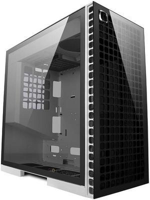 Geometric Future M6 Cezanne White Mid Tower 12" x11MB /ATX Gaming Case,  4mm Glass/0.8 mm Steel with Vertical Air Duct design, Support 360 Radiator, Vertical GPU Mount, GEO-M6-CEW (PC Case Only)