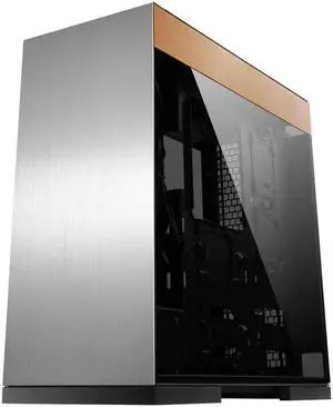 Geometric Future M8 Cowboy Mid Tower E-ATX/ATX Gaming Case, Aluminum/Cowhide/Glass/1.0mm Steel, Vertical Air Duct design, Support Type C, 420/360 Radiator, Vertical GPU Mount, GEO-M8-COW (Case ONLY)