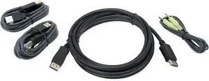IOGEAR DisplayPort USB KVM Cable Kit with (TAA) Audio (G2L903UTAA3) IOGEAR DisplayPort USB KVM Cable Kit with (TAA) Audio (G2L903UTAA3)