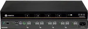 Vertiv Cybex Secure 4-Port Desktop KM Switch, DPP, TAA Compliant (SCKM145-001)