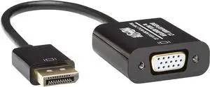 DisplayPort to VGA Adapter Cable Active Converter Displayport 1.2 DP to VGA 6 inches / 15.2 Centimeters 3-Year Warranty (P134-06N-VGA-V2)