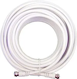 RG6 20 Feet Low Loss Coax Extention Cable (White)