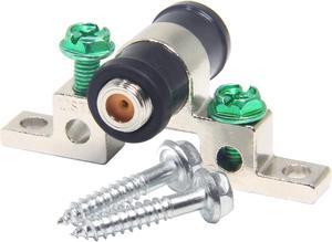 Coax Grounding Block, Ancable F Pin Female Coaxial Ground Block for Coaxial Cable, Satellite, Dish Network, Cable Box and OTA Antenna Installation