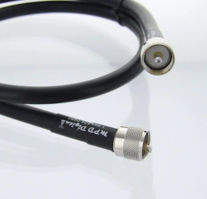 LMR®400 Times Microwave Coaxial Cable PL259 Male to PL259 Male UHF MPD Connectors, Low-Loss RF Coax for CB, Ham Radio, Transmitters & Antenna, 20ft LMR®400 Times Microwave Coaxial Cable PL259 Male to PL259 Male UHF MPD Connectors, Low-Loss RF Coax for CB, Ham Radio, Transmitters & Antenna, 20ft