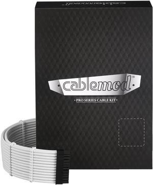 CableMod C-Series Pro ModMesh Sleeved Cable Kit for Corsair RM Yellow Label/AXi/HXi (White)