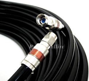 185ft SOLID COPPER 3Ghz INDOOR OUTDOOR RG-11 COAXIAL HD CABLE SATELLITE TV ANTENNA UL ETL RATED 14AWG 75 Ohm WEATHER SEAL BRASS CONTRUCTION CONNECTORS CUT TO ORDER MADE IN USA by PHAT SATELLITE INTL