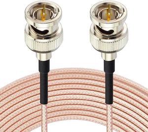 Superbat 3G HD SDI Cable BNC Cable 1ft 30cm 75 ohm for Cameras BMCC Video Equipment Supports HD-SDI 3G-SDI 4K 8K SDI Video Cable (Straight,2Pcs)