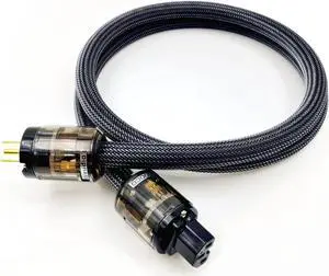 10 AWG Hi-End HiFi Audio Universal AC Power Cable Power Cord US Plug - 5FT (1.5M)