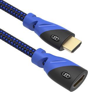 HDMI Extension Cable 10ft - 4K Male to Female Extender - 10 Feet