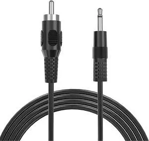 RCA to 3.5mm Mono 6ft 3.5mm 1/8 inch Mono Male Plug to RCA Male Audio Cable Adapter for Speakers Subwoofer RCA to 3.5mm Mono 6ft 3.5mm 1/8 inch Mono Male Plug to RCA Male Audio Cable Adapter for Speakers Subwoofer