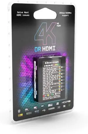 HDFury DR HDMI 4K DrHDMI4K | 4K HDR | 18Gbps/600MHz | EDID Manager HDFury DR HDMI 4K DrHDMI4K | 4K HDR | 18Gbps/600MHz | EDID Manager