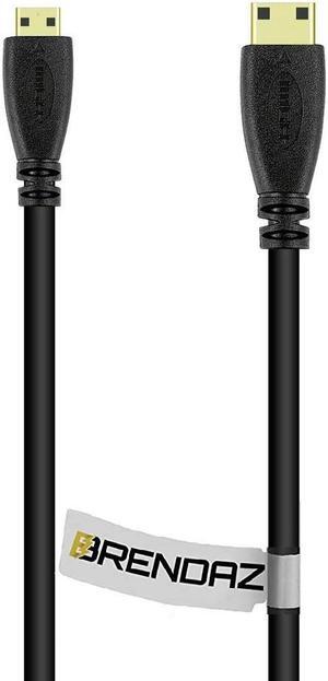 BRENDAZ Compatible HDMI Cable for Sony HDR-CX405 HD Handycam, FDR-AX100 4K Ultra HD, FDR-AX53 Ultra HD Handycam Camcorder, High Speed 4K Micro-HDMI to HDMI Cable (6-Feet)