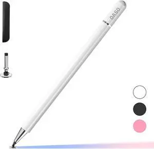 Stylus Pen for Touch Screens Disc Tip & Magnet Cap Styli Pencil Compatible with  iPad pro/iPad 6/7/8/9/iPhone/ Galaxy Tab A7/S7/Fire HD 7/8/10 Plus Tablet/All Touch Devices