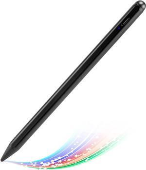 Pixelbook Go i5 Chromebook Stylus Pen, Active Stylus Digital Pen for Google Pixelbook Go i5 Chromebook Styli, High Precision Fine Tip with Touch-Control and Type-C Rechargeable, Black Drawing Pen