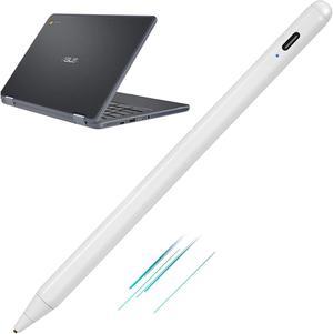 Stylus Pens for ASUS Chromebook Flip 2-in-1 Touchscreen Laptop,Active Pens Digital Stylus for ASUS Chromebook Flip 2-in-1 Stylus with Ultra Fine Tip,Touch-Control and Rechargeable,White