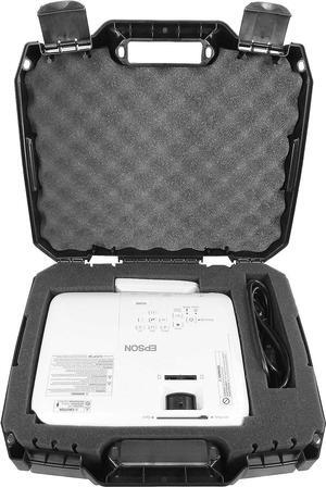 CASEMATIX Home Video Projector Hard Case Compatible with PowerLite and Home Cinema DLP WXGA 1080p 3D Projectors for Select Models Pro EX9200, 1781W, 1761W, 1284,640, 740HD, 1040 and More, Case Only