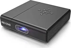 REXING PK2 Smart Projector Full HD 350 ANSI Lumens,3D Video, Digital Zoom, 30-120 DLP Projector, Android, HDMI, USB, WiFi, Miracast, Youtube, Netflix, Included Swivel Stand, Home Entertainment REXING PK2 Smart Projector Full HD 350 ANSI Lumens,3D Video, Digital Zoom, 30-120 DLP Projector, Android, HDMI, USB, WiFi, Miracast, Youtube, Netflix, Included Swivel Stand, Home Entertainment