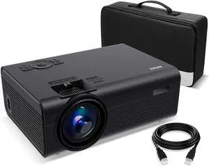 Living Enrichment Mini Projector, Built-in Dual Speaker and Full HD 1080p Movie Video Projector, 50000 Hours Life LED, Compatible with TV Stick, Video Games, HDMI, USB, TF, VGA, AUX, AV Black (LE-203) Living Enrichment Mini Projector, Built-in Dual Speaker and Full HD 1080p Movie Video Projector, 50000 Hours Life LED, Compatible with TV Stick, Video Games, HDMI, USB, TF, VGA, AUX, AV Black (LE-203)