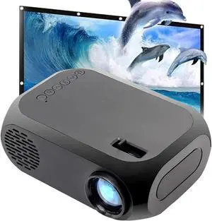 Mini Projector Portable, 1080P HD LED Projector 600 Lumens 80" Display Video Projector 30000 Hrs for Home Theater for Home Movie Party Games Compatible with HDMI/USB/SD/AV/VGA,Black Mini Projector Portable, 1080P HD LED Projector 600 Lumens 80" Display Video Projector 30000 Hrs for Home Theater for Home Movie Party Games Compatible with HDMI/USB/SD/AV/VGA,Black