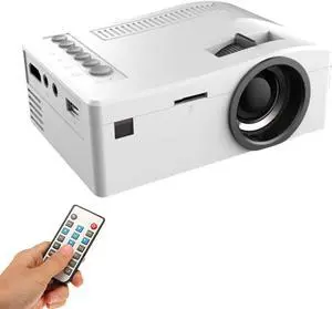 Portable Mini Projector, Support HD 1080P And 60'' Screen LCD Video Projector, with 20,000 Hours Lamp Life Movie Projector for Home Entertainment Compatible with HDMI, USB, AV, DVD, VGA, Laptop,White Portable Mini Projector, Support HD 1080P And 60'' Screen LCD Video Projector, with 20,000 Hours Lamp Life Movie Projector for Home Entertainment Compatible with HDMI, USB, AV, DVD, VGA, Laptop,White