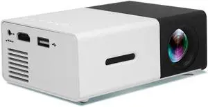 Battery Version Mini Home Projector, 1080P HD, Home Theater Movie Projector, LED Video Projector, with HDMI USB TV AV Interface and Remote Control, Black and White Battery Version Mini Home Projector, 1080P HD, Home Theater Movie Projector, LED Video Projector, with HDMI USB TV AV Interface and Remote Control, Black and White